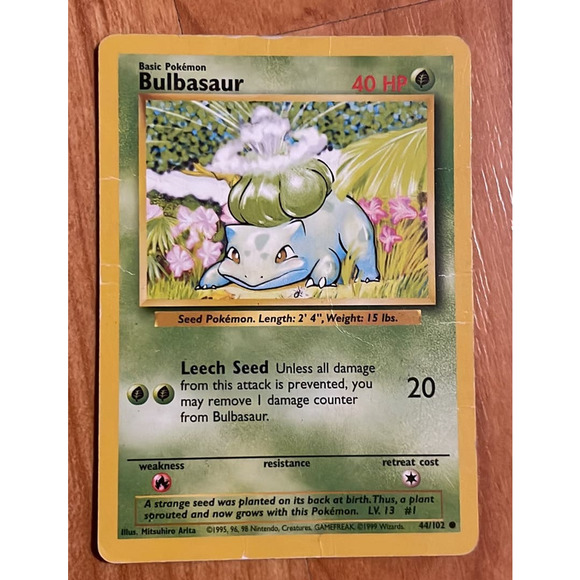 Bulbasaur Pokémon Card‎ - Picture 1 of 2